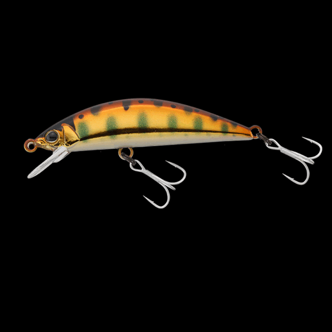 TIMON TRICOROLL 47HW 47mm : 3.2g HL COPPER YAMAME BH freshwater fishing lure