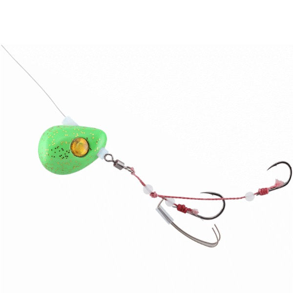 JACKALL BINBIN TENYA TAIMU #5 F-0266 LIME GLOW GOLD FLAKE