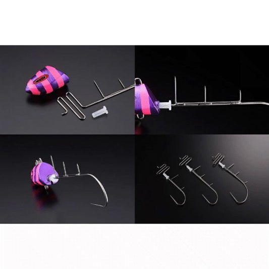 JACKALL KAEBARISHIKI ANCHOVY DRAGON TENYA SPARE HOOK Short Shank 2SET