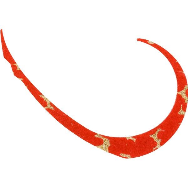 JACKALL BINBINSWITCH + TIE MICRO CURLY WIDE (4pcs / pack) F-0068 ORANGE GOLD