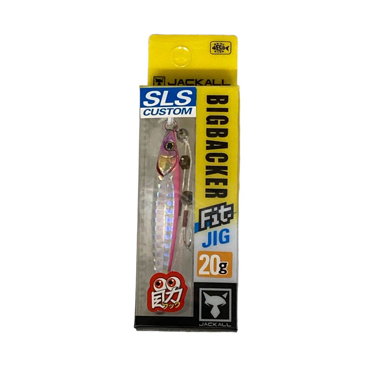 JACKALL BIGBACKER FIT JIG 20g 63mm PINK BACK / BORDER HOLO - Britannic Trade