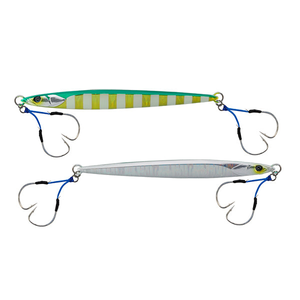 JACKALL BAMBLUZ JIG SEMILONG SAKURAMASU SPECIAL 120g G-0468 GURIKIN / GLOW STRIPE saltwater fishing lure