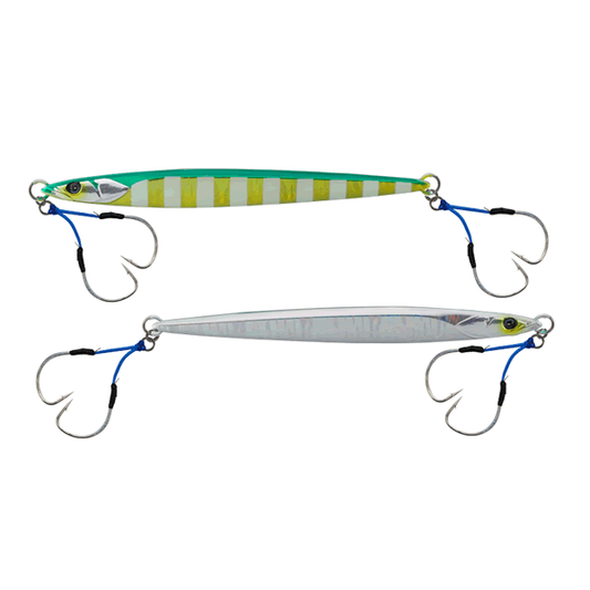 JACKALL BAMBLUZ JIG SEMILONG 150g SAKURAMASU Special G-0468 GREEN GOLD/GLOW STRIPE