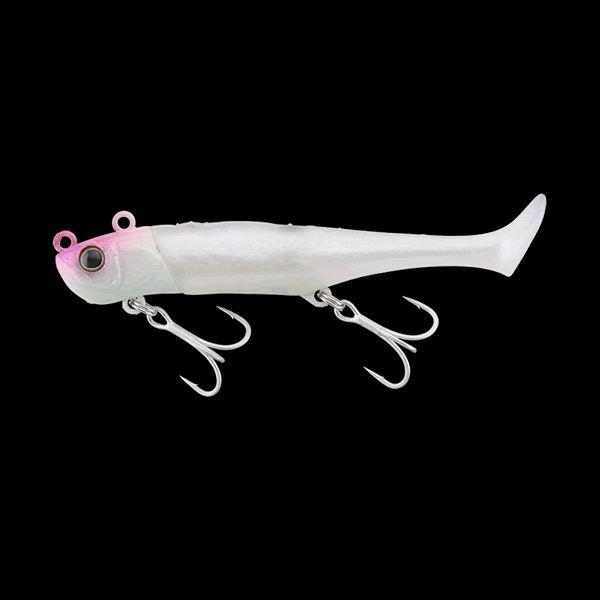 JACKALL BIGBACKER WAGSHAD 15g 90mm : 15g Sinking SURF PINK GLOW saltwater fishing lure