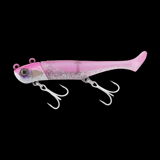 JACKALL BIGBACKER WAGSHAD 22g 90mm : 22g Sinking PINK BACK SILVER