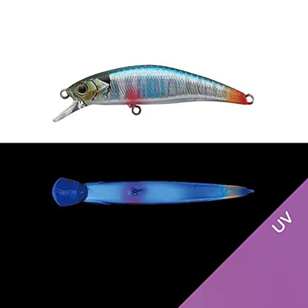 TIMON TRICOROLL RYUSHIN 43HW 43mm : 3.0g Sinking ECCHU YUKISHIRO BLUE BACK freshwater fishing lure
