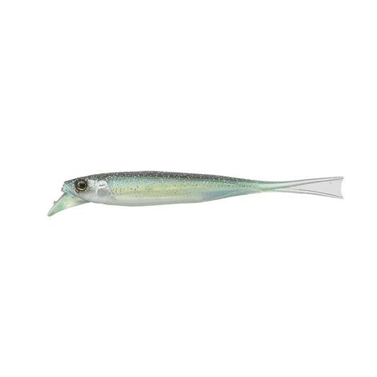 JACKALL DRIFTFRY 4.0" DARK THUNDER CLEAR BAIT