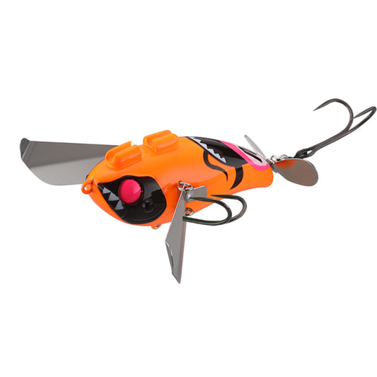 JACKALL POMPADOUR Jr. NAMAZU CUSTOM 66mm : 18.0g Floating SPARK ORANGE NAZY