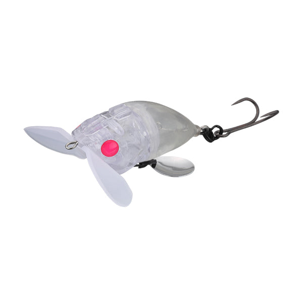 JACKALL NAZZY BUG BABY 57mm : 16g Floating YB SECRET CLEAR freshwater fishing lure