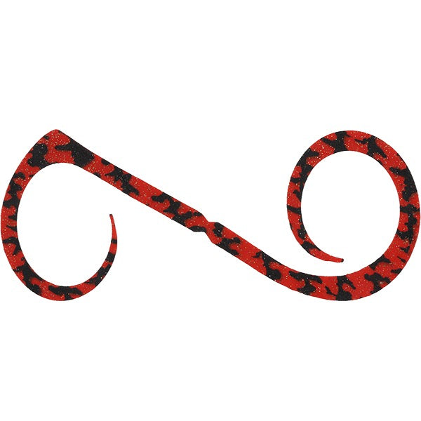 JACKALL BINBINSWITCH + TIE DUAL CURLY (3pcs / pack) F-0187 STRIPED RED