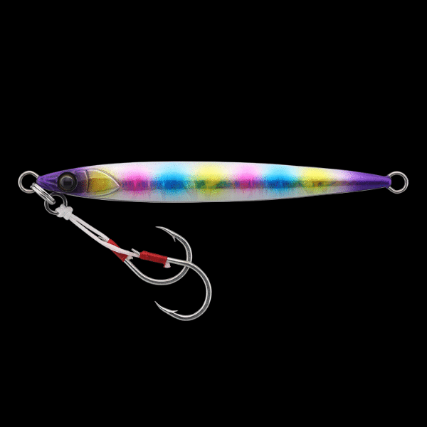 JACKALL BIGBACKER JIG SLIDE STICK 60g 107mm : 60g UV CANDY
