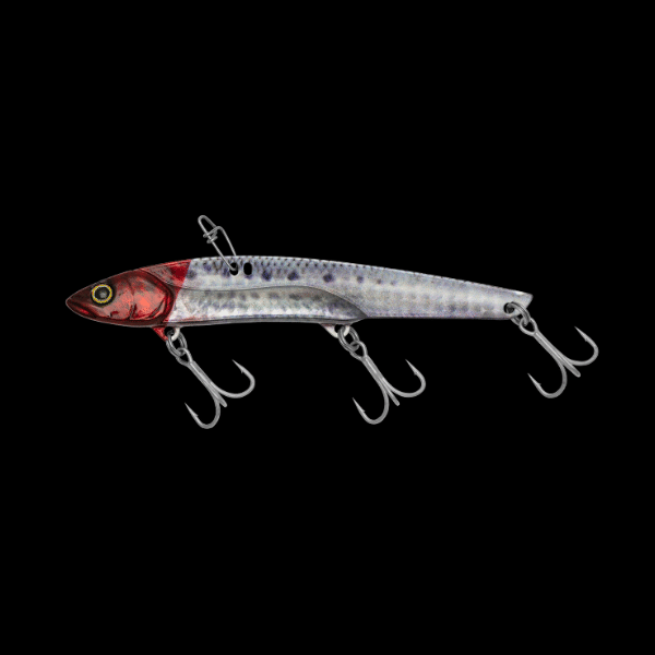 JACKALL BIGBACKER 80 82mm : 25.5g Sinking CHO REAL RED HEAD saltwater fishing lure