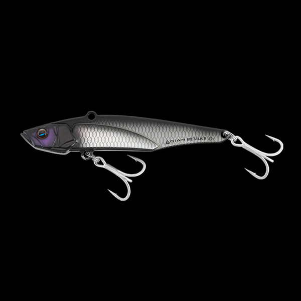 JACKALL CiAN METALVIB 60g 107mm : 60g Sinking HIRASU BLACK