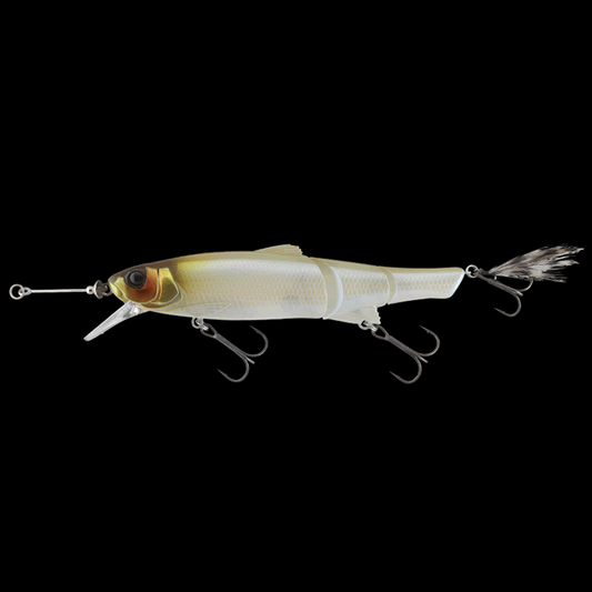 JACKALL SLEEK MIKEY 115 ALABAMACUSTOM 115mm : 20g Floating SLEEK PEARL MAGIC