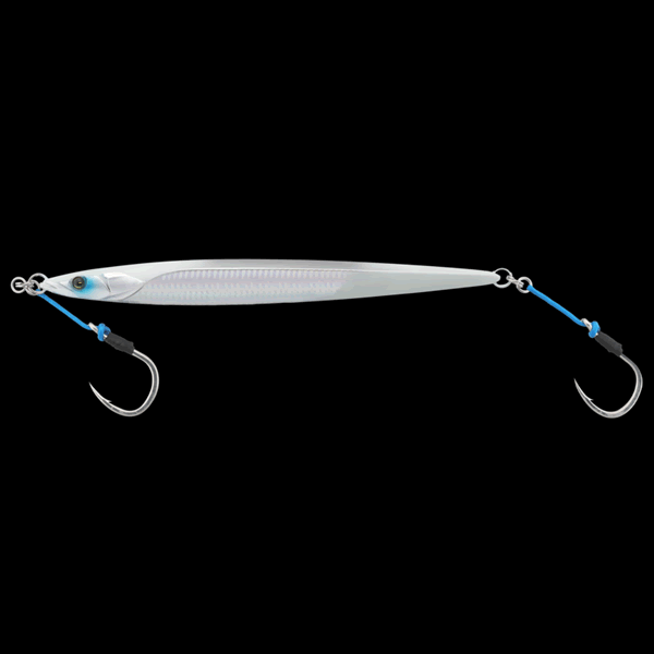 JACKALL BAMBLUZ JIG SEMILONG TONJIGI SPECIAL 400g DOUBLE END GLOW / BORDER SILVER