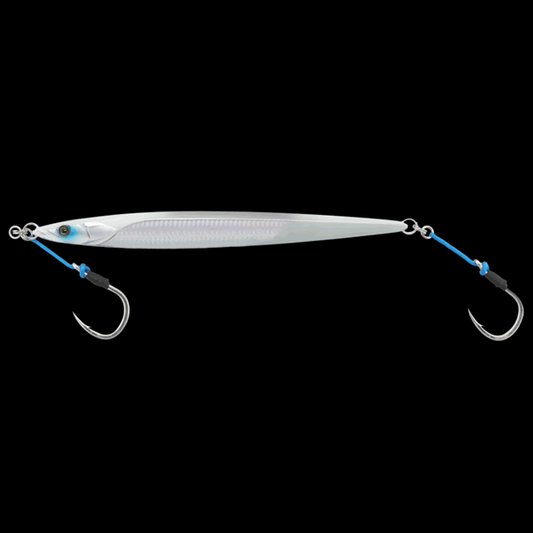 JACKALL BAMBLUZ JIG SEMILONG TONJIGI SPECIAL 400g DOUBLE END GLOW / BORDER SILVER