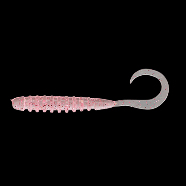 JACKALL TIDE CURLY 2.8" (8 pcs/pack) PEACH SOUR