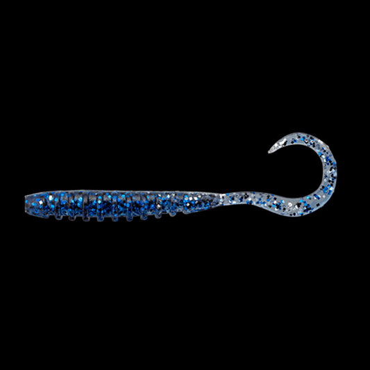 JACKALL TIDE CURLY 2.8" (8 pcs/pack) SPARKLE IWASHI