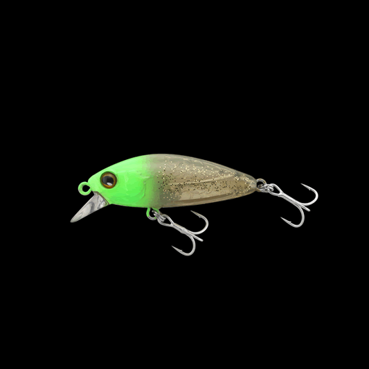 JACKALL ABBEY MINNOW 38SF 38mm : 2.4g Slow Floating GREEN/WEED