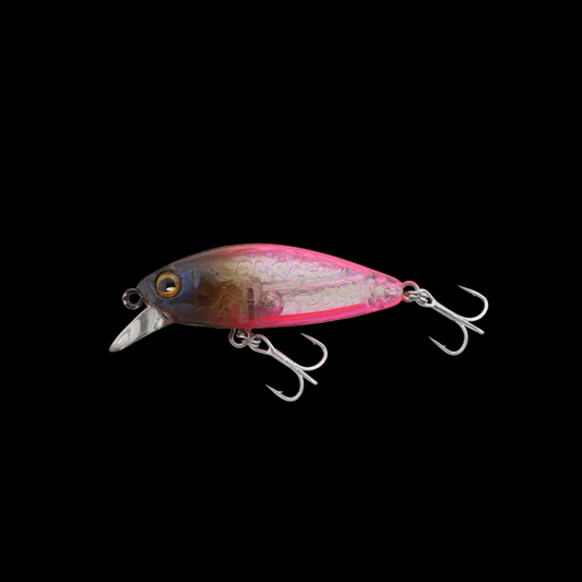 JACKALL ABBEY MINNOW 38SF 38mm : 2.4g Slow Floating SEXY PRISM