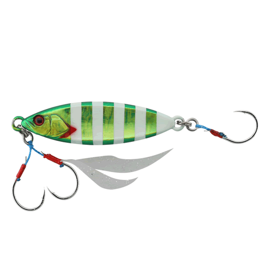 JACKALL FLAG TRAP LEAF 80g GRIKIN GLOW STRIPE/MAGMA WAVE HL