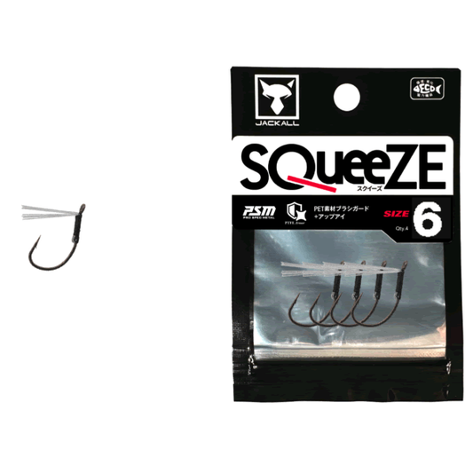 JACKALL SQUEEZE #6 (4 pcs/pack)