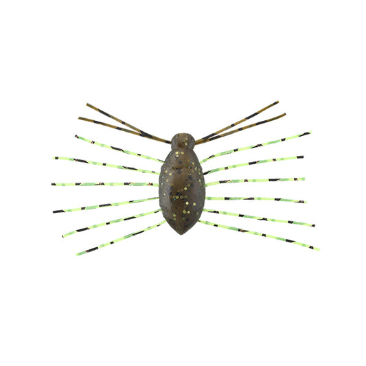 JACKALL NEED BUG 28.5mm (2 pcs/pack) GREEN PUMPKIN / CHART FLAKE