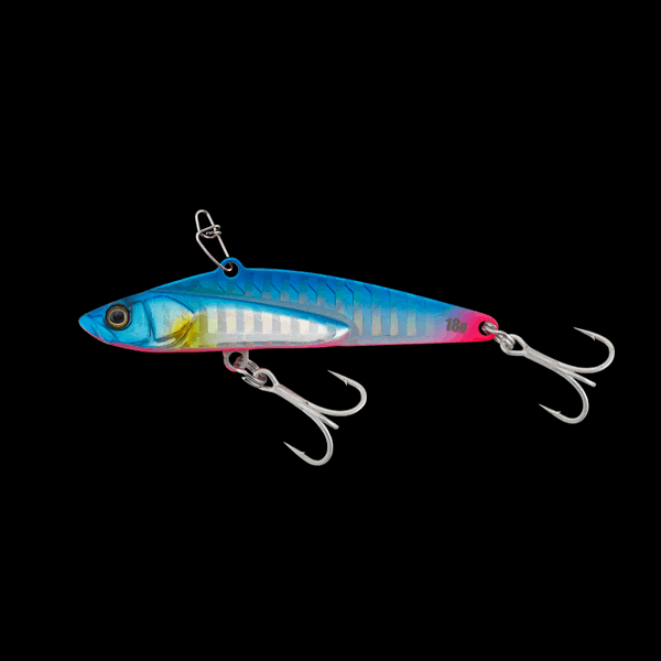 JACKALL BIGBACKER FIT VIB 60 60mm : 11g BLUE PINK saltwater fishing lure