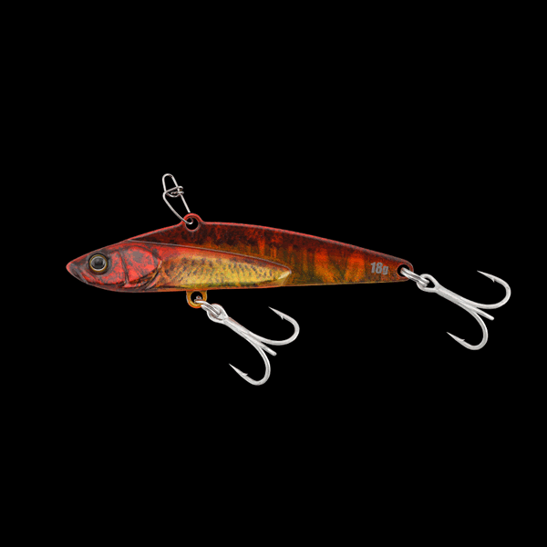JACKALL BIGBACKER FIT VIB 60 60mm : 11g CHO REAL AKAKIN saltwater fishing lure