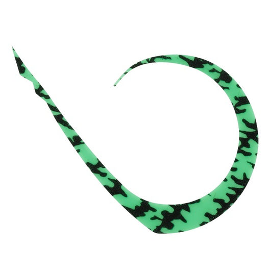JACKALL BINBINSWITCH + TIE MASTER CURLY (3pcs / pack) F-0327 STRIPED FLUORESCENT GREEN