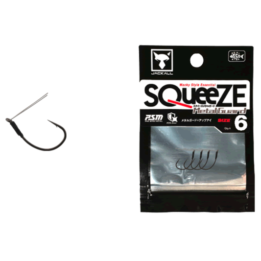 JACKALL SQUEEZE METAL GUARD #6 (4 pcs/pack)