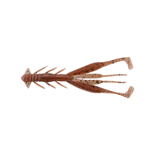 JACKALL JIMMY SHRIMP 3.8" (7 pcs/pack) EBIMISO RED FLAKE