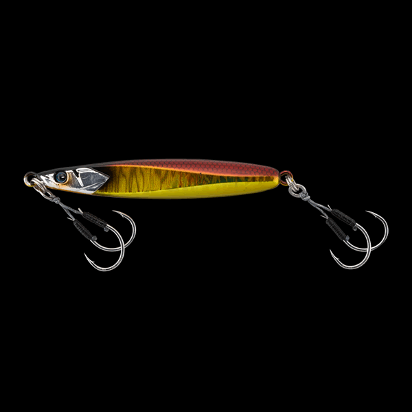 JACKALL TG BAMBLUZ JIG BUMP 150g 90mm : 150g G-0048 AKAKIN/MAGMA WAVE HOLO