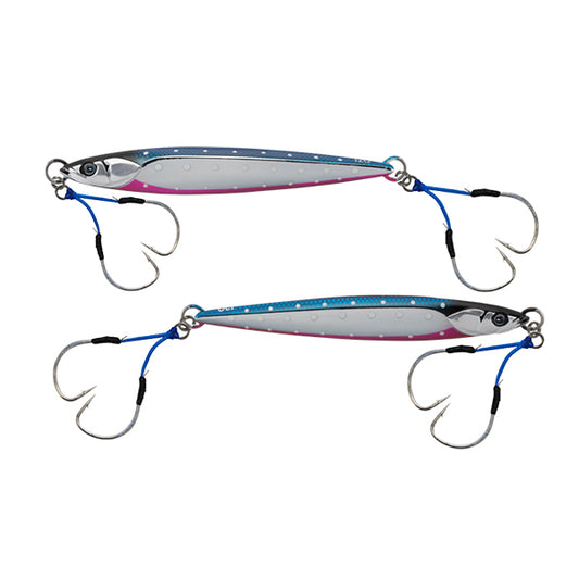 JACKALL BAMBLUZ JIG SHORT SAKURAMASU SPECIAL 180g G-0642 BLUE PINK GLOW DOT