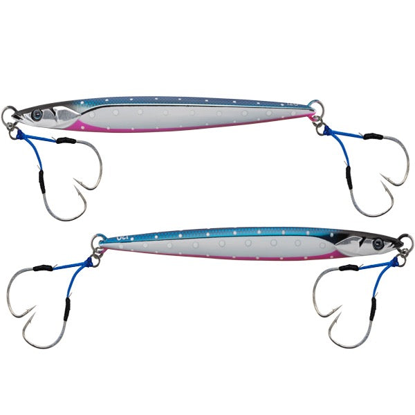 JACKALL BAMBLUZ JIG SEMILONG 150g SAKURAMASU Special G-0642 BLUE PIN GLOW DOT