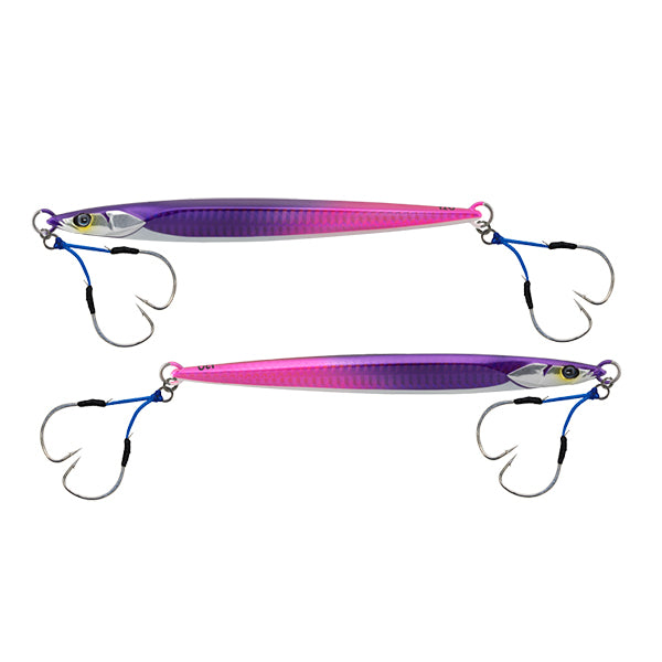 JACKALL BAMBLUZ JIG SEMILONG SAKURAMASU SPECIAL 150g G-0643 PURPLE PINK GLOW EDGE