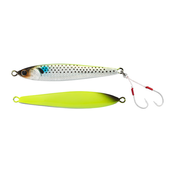 JACKALL SEABASS ANCHOVY METAL 80g 98mm : 80g KONOSHIRO MEIMETSU CHART