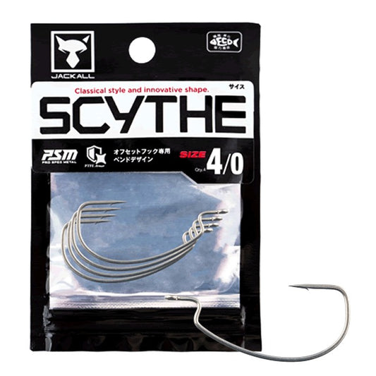 JACKALL SCYTHE #4/0 (4pcs / pack)