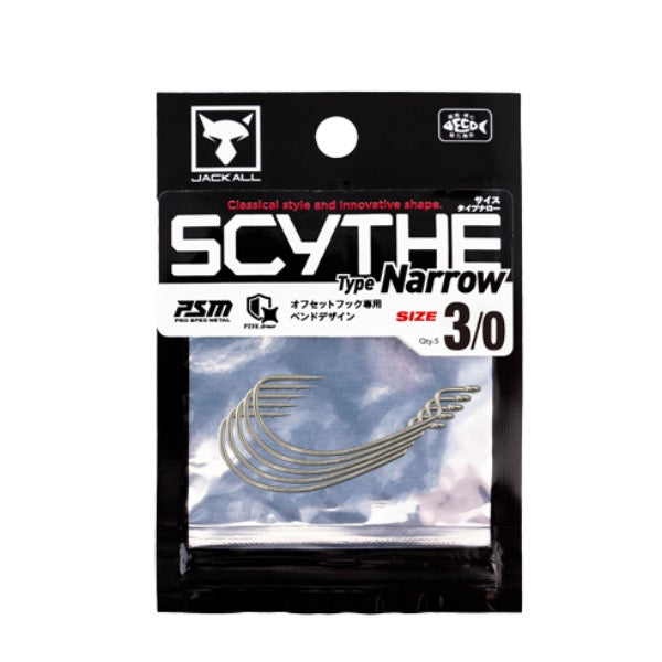 JACKALL SCYTHE Type Narrow #3/0 (5pcs / pack)