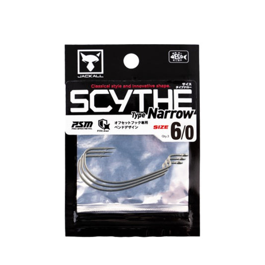 JACKALL SCYTHE Type Narrow #6/0 (3pcs / pack)