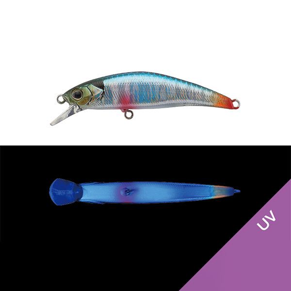 TIMON TRICOROLL RYUSHIN KNOCKER 53HW 53mm : 5.3g Sinking ECCHU YUKISHIRO BLUE BACK freshwater fishing lure