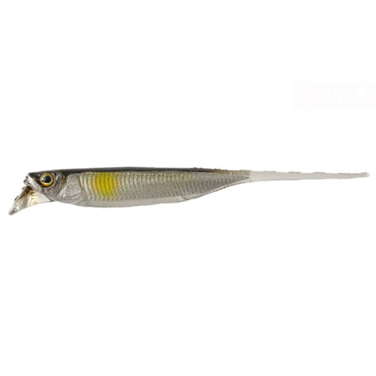 JACKALL Drift Fry Elastomer 3" Length: 3" (76mm) (5 pcs/pack) Silver Flake Ayu