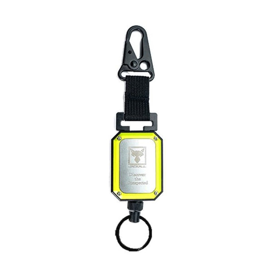 JACKALL CARABINER WIRE REEL 70cm Yellow