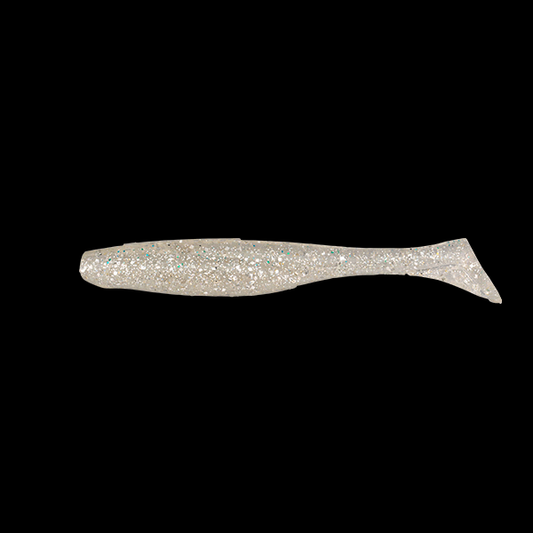 JACKALL SABULL SENSY SHAD 4" (6 pcs/pack) CLEAR SILVER