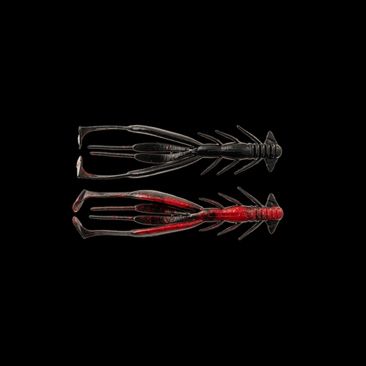 JACKALL BLEAKER JIMMY SHRIMP 3.8" (6 pcs/pack) AKAHARA DEVIL