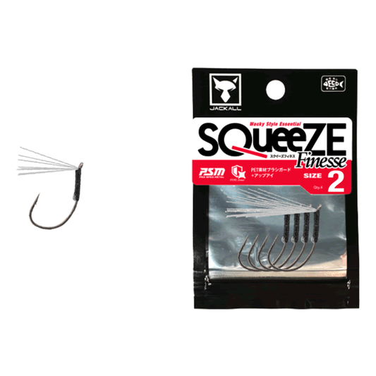 JACKALL SQUEEZE FINESSE #2 (4 pcs/pack)