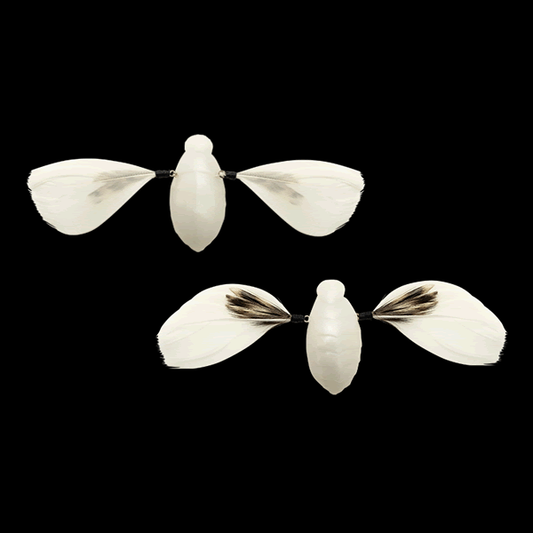 JACKALL NEED CICADA 35mm : 3.7g (2 pcs/pack) SUPER WHITE