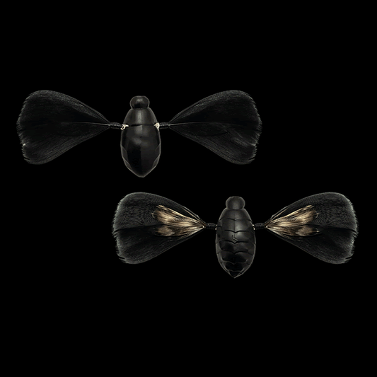 JACKALL NEED CICADA 35mm : 3.7g (2 pcs/pack) SUPER BLACK