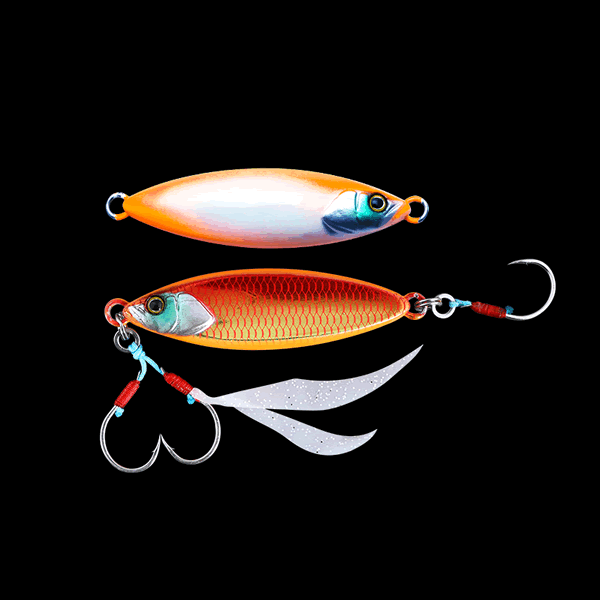 JACKALL FLAG TRAP LEAF 40g G-0737 MEIMETSU ORANGE GLOW