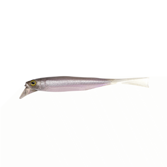 JACKALL DRIFTFRY ELASTOMER 4.0" Floating (5 pcs/pack) SUPER CLEAR WAKASAGI